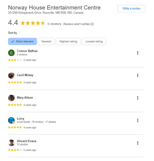 norway house reviews